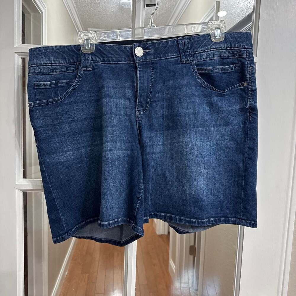 Democracy Ab-Solution Denim Shorts Women's 20W Blue